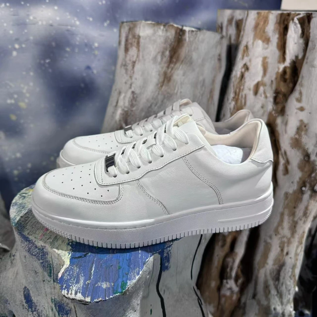 MUWEILIU/木卫六休闲时尚百搭小白鞋透气软底运动休闲鞋