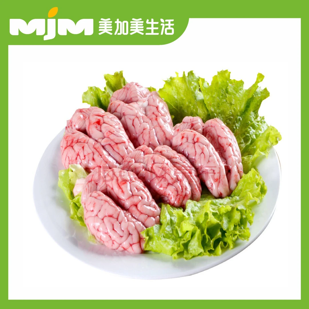 鲜猪脑1个