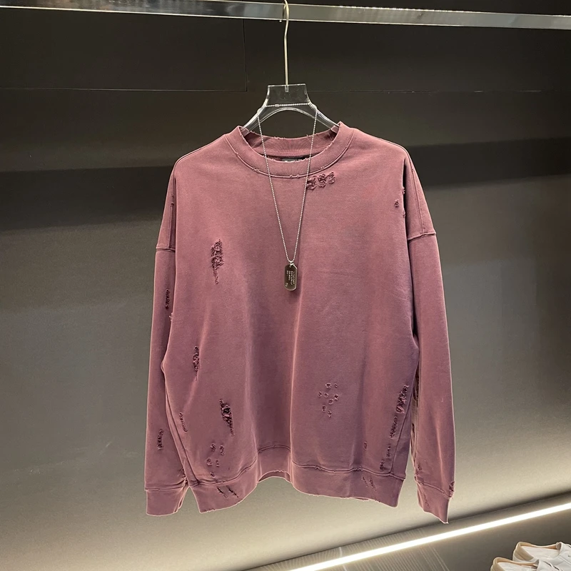 2025秋季休闲潮流长袖圆领时尚百搭宽松卫衣男