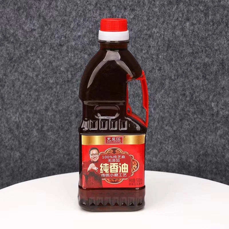 史立江小磨香油【500ml】1瓶传统工艺水代法营养健康纯正