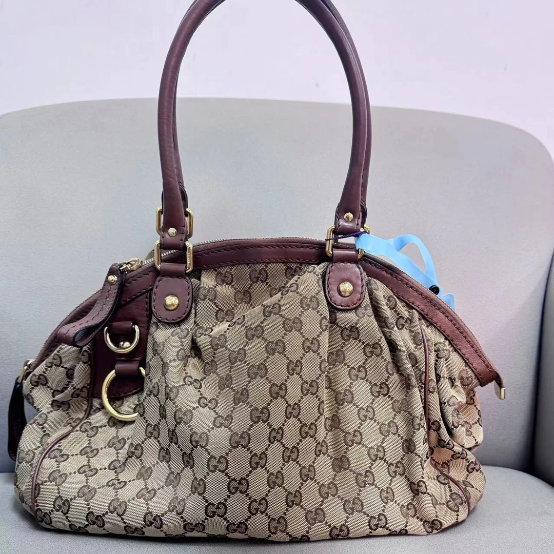 95新 GUCCI/古驰 老花托特包/BZ00024