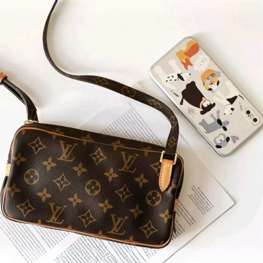 95新 LouisVuitton/路易威登 20相机包/单肩斜挎包/