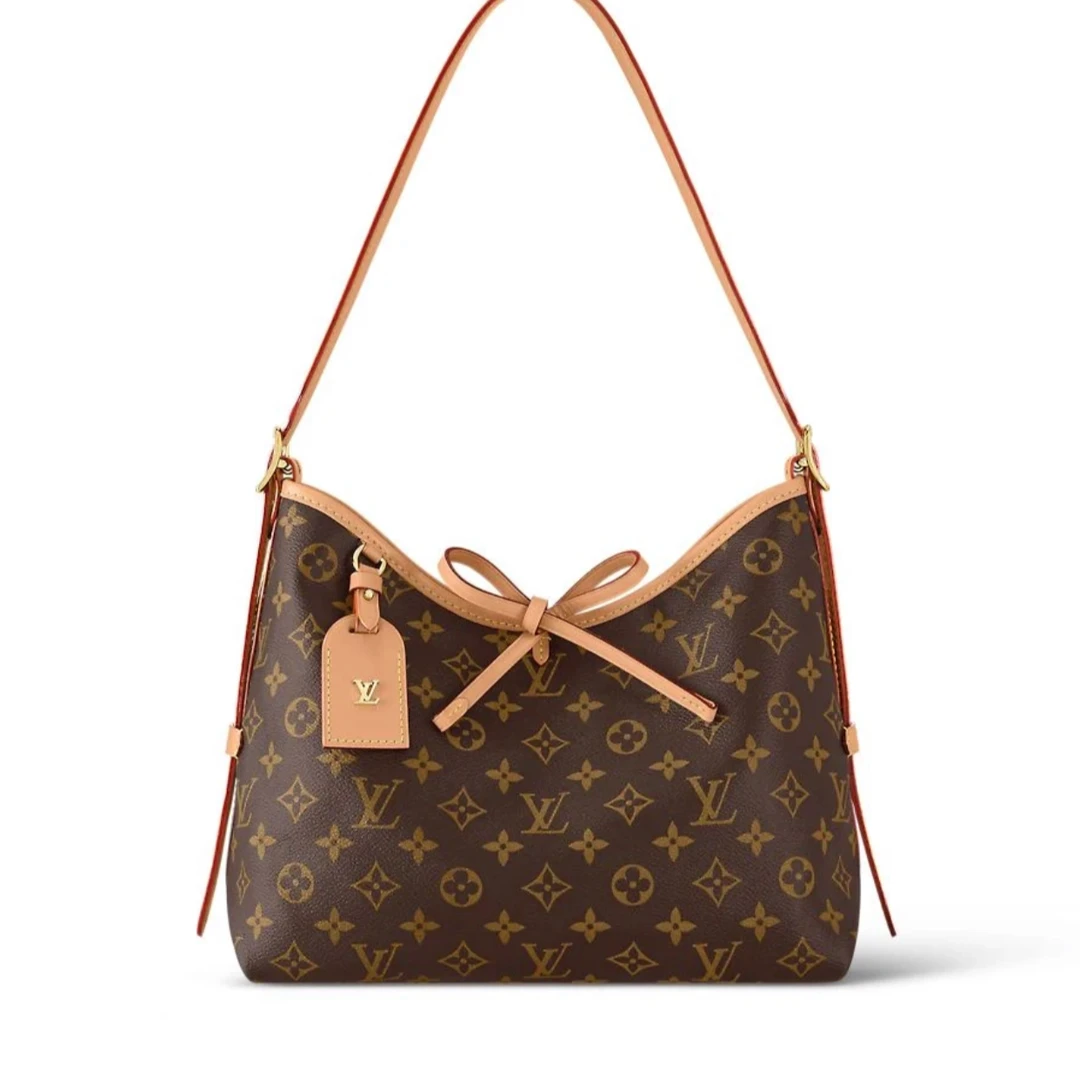 99新 LouisVuitton/路易威登 女士carryall小号经典