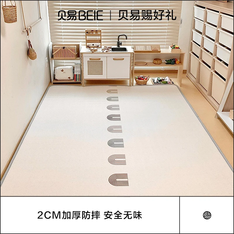 贝易布面卷筒爬行垫宝宝加厚婴儿客厅儿童游戏地垫无毒无味爬爬垫