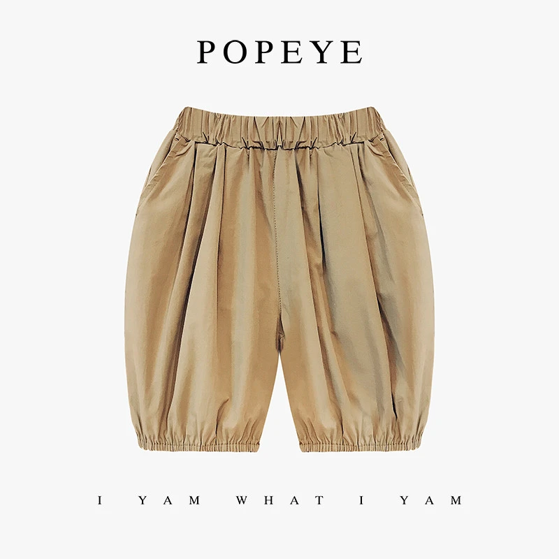 大力水手/POPEYE 儿童裤子七分裤男女童灯笼裤2023新款LP-3143