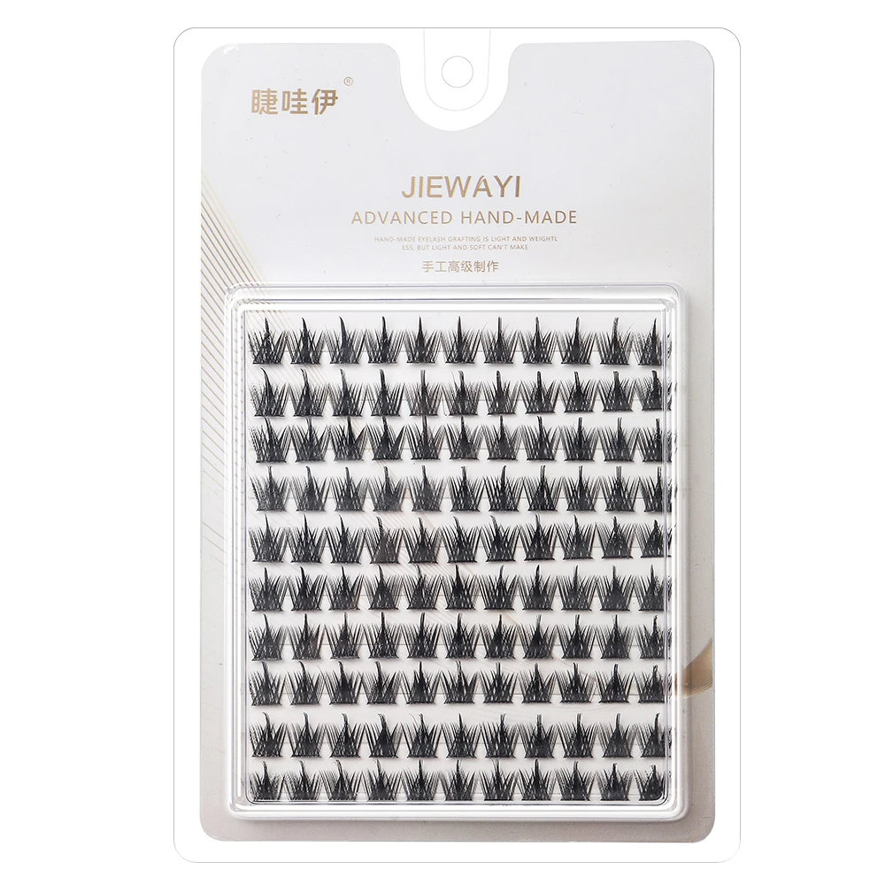 冰山花海假睫毛小野兔假睫毛双尖麦穗睫毛任选一盒单簇混搭分段式