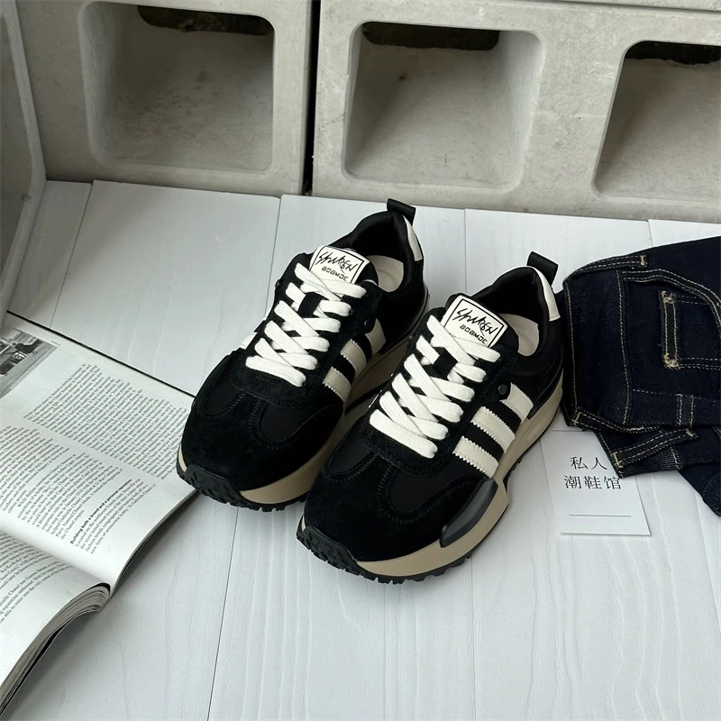 A3 厚底阿甘鞋小众复古轻便德训鞋老爹鞋潮8860-42（A1上）