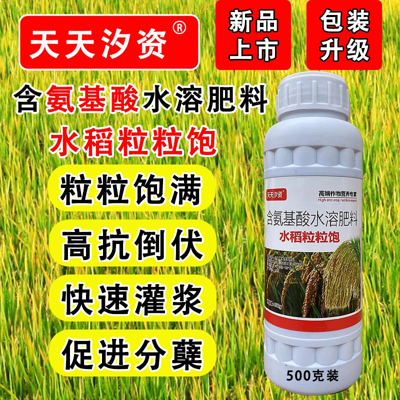 水稻高产谷粒正宗叶面肥铁杆抗倒伏穗大粒饱稻谷增产专用抗倒批发
