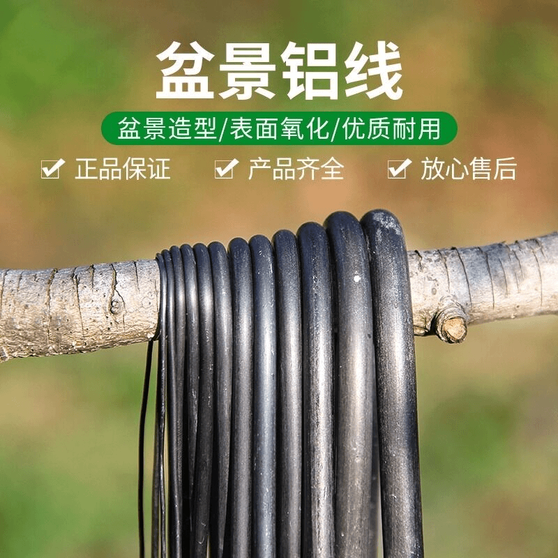 盆景造型专用铝丝软铝线园艺铝铁丝盆景制作整形蟠扎盘扎枝条定型