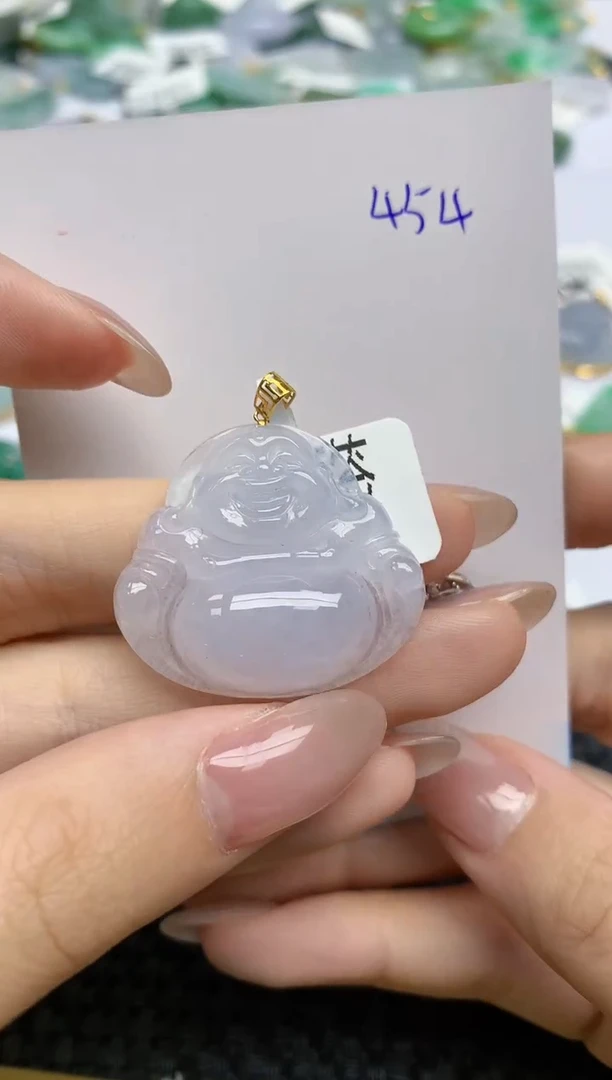 【闪购商品】翡翠颈饰18K金镶嵌多样性发其一