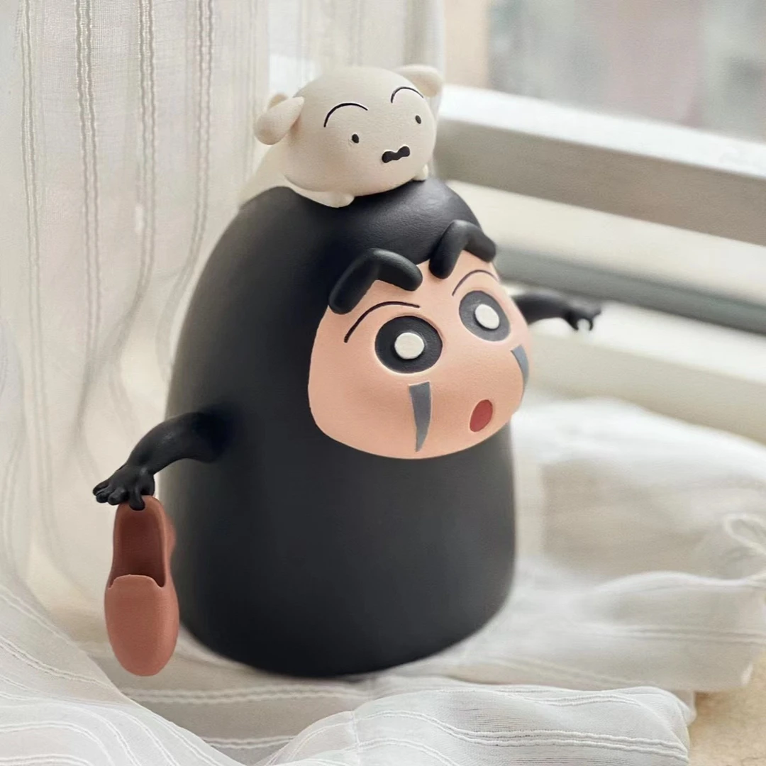 千与千寻无脸男小新可爱摆件礼物小新桌面车载桌面办公室装饰摆件