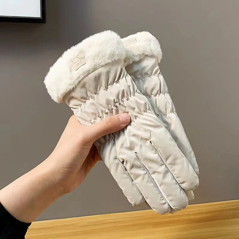 【西藏包邮 拉萨发货】秋冬季保暖手套时尚女士加绒加厚户外手套