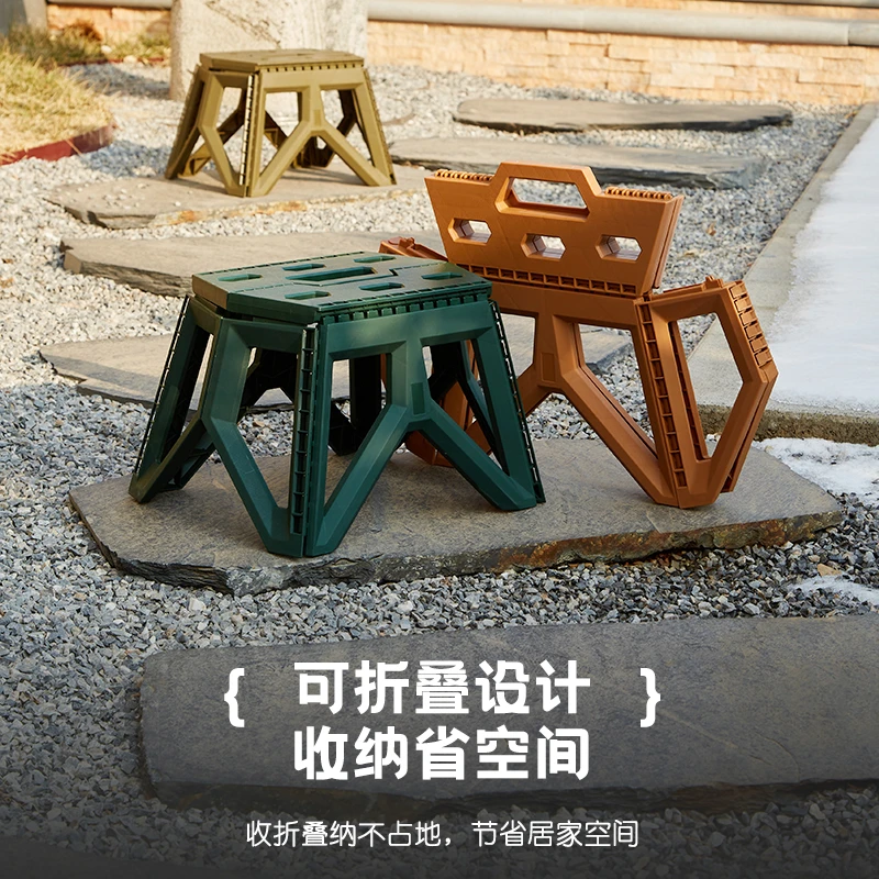 便携户外钓鱼凳手提小凳子加厚板凳户外凳子露营钓椅可折叠收纳
