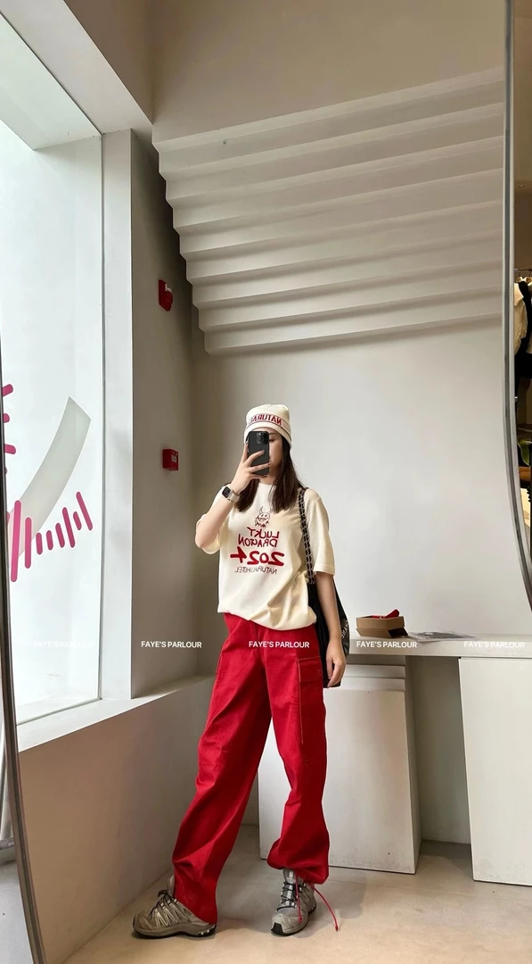 新年系列工装长裤