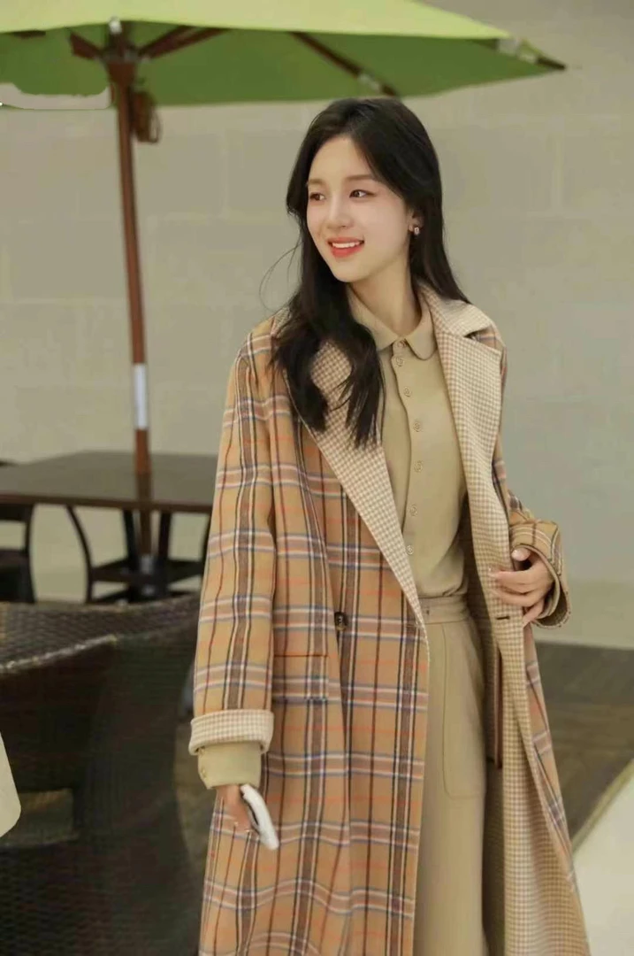 不支持退换 5400602 轻柔高级质感毛呢外套