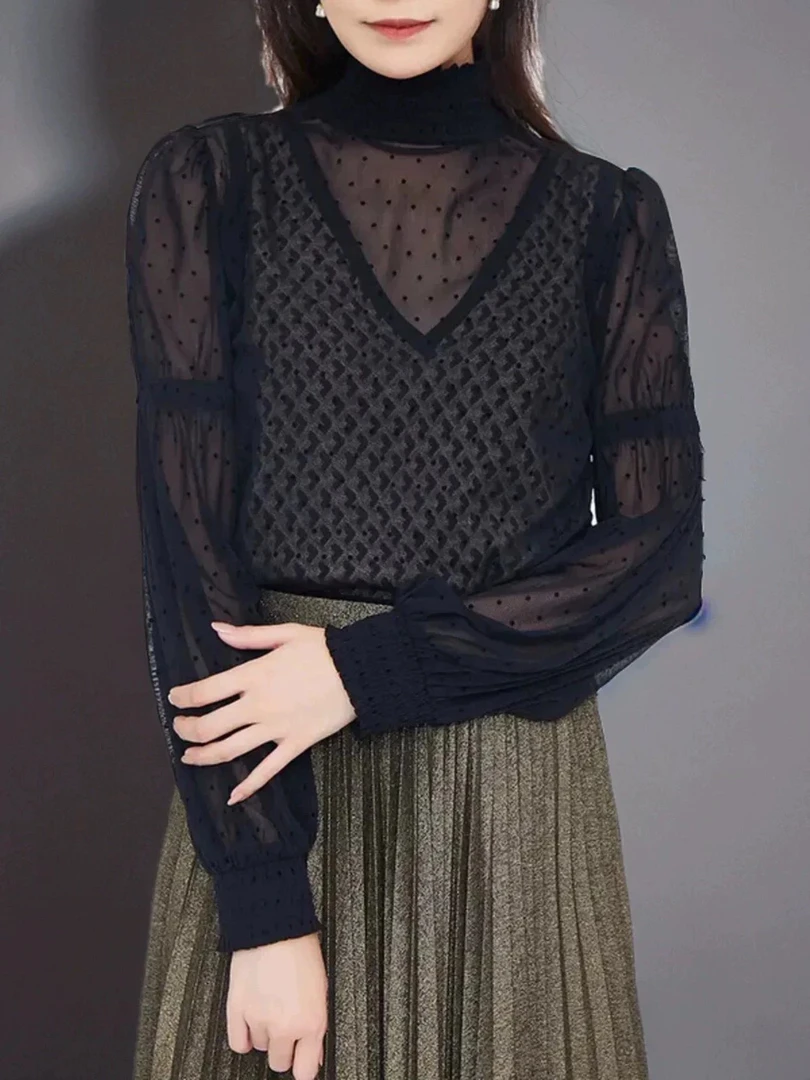 不支持退换 1300275 吊牌回收  时尚百搭纱衣 T恤