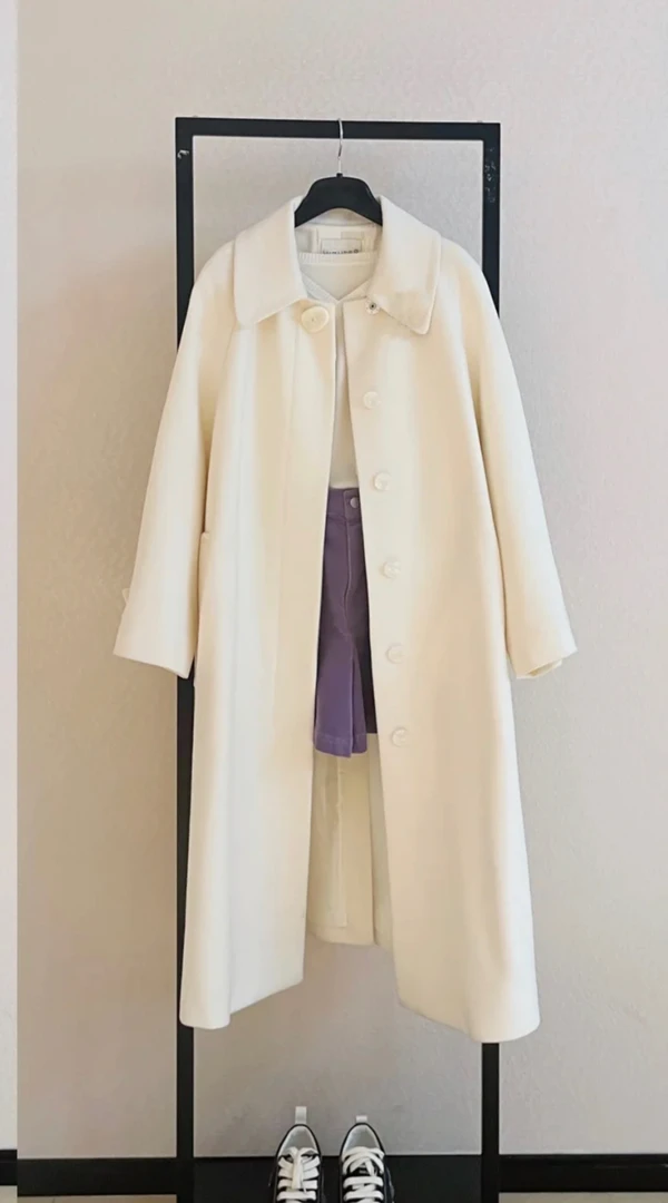 不支持退换 1400324 时尚高级质感大衣 毛呢外套