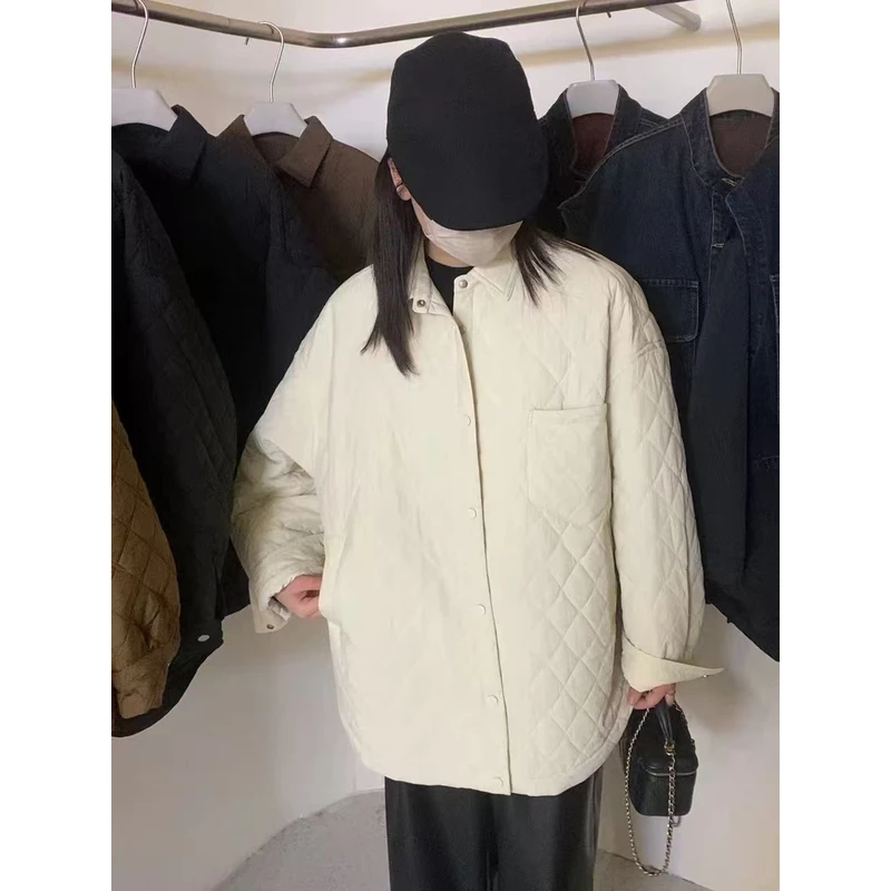 (特-新款棉外套F350）时尚休闲潮流舒适百搭洋气棉外套