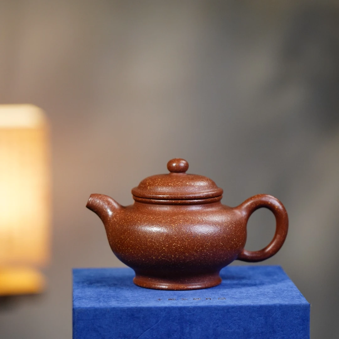 【半手工】国工李霞 掇只 沉香泥220cc茶壶   紫砂壶 手工手制