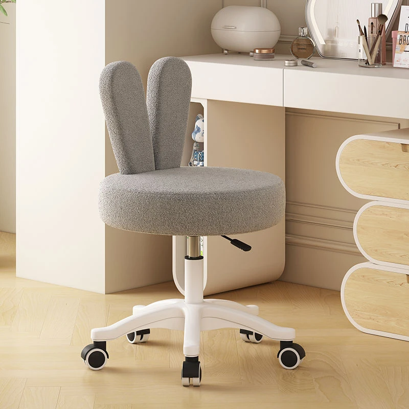 初晨 · 2023新款化妆椅子奶油风小户型可旋转升降靠背现代简约卧