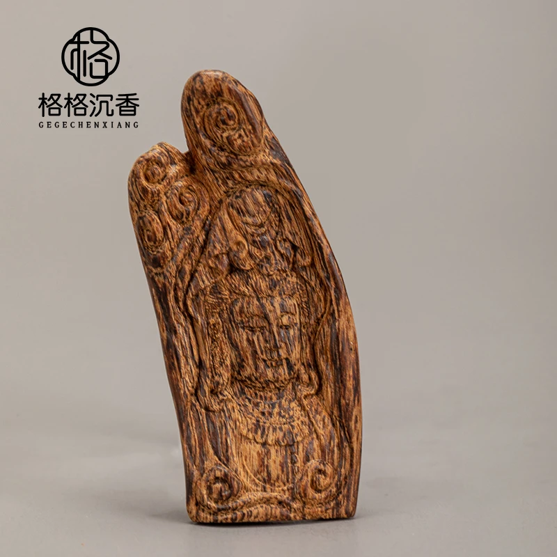 《孤品收藏级》金丝虎斑结沉香吊坠6.8g14011387