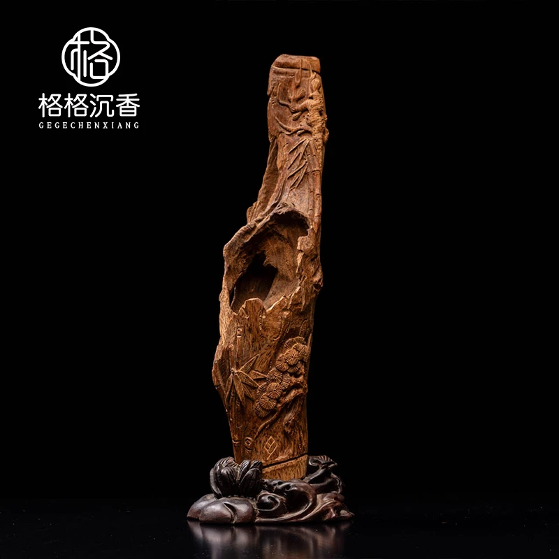 沉香《孤品收藏级》柬埔寨菩萨红土沉竹兰梅菊83.8g沉香05022353