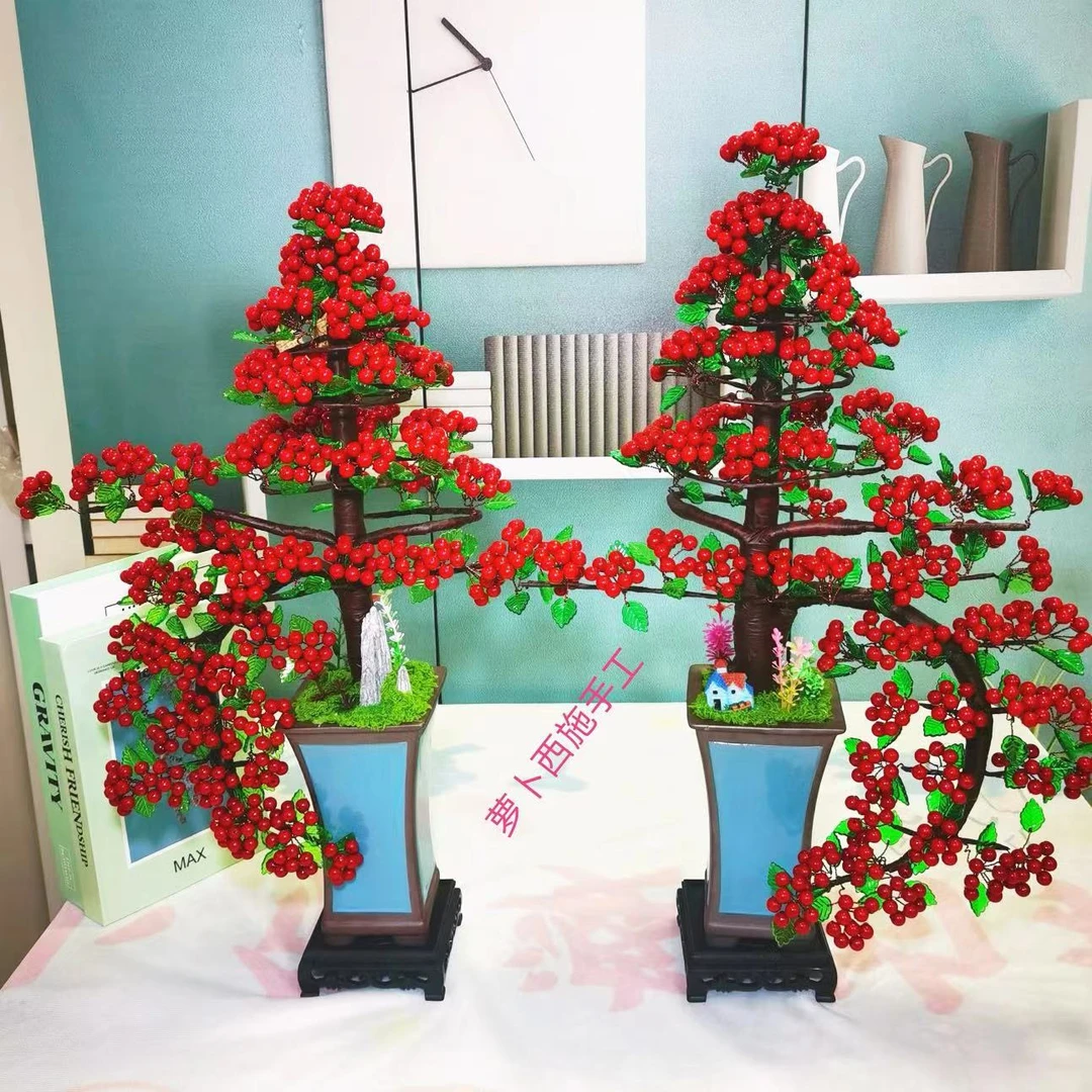 有文精选鸿运当头发财果精美 手工DIY制作材料包 不含花瓶底座