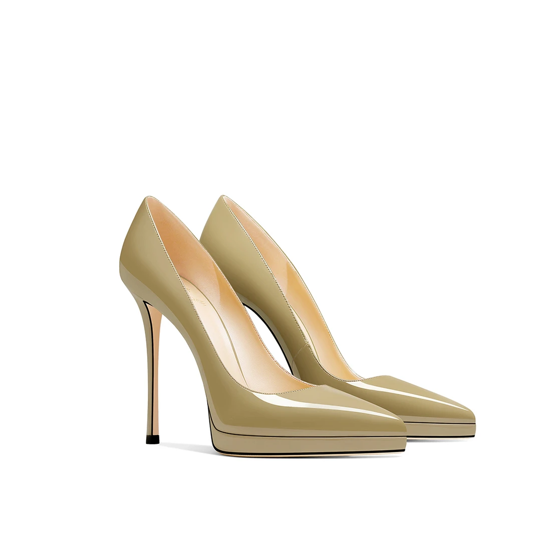 上档次单鞋2024秋季新款漆皮防水高级百搭职业通勤时尚优雅气质