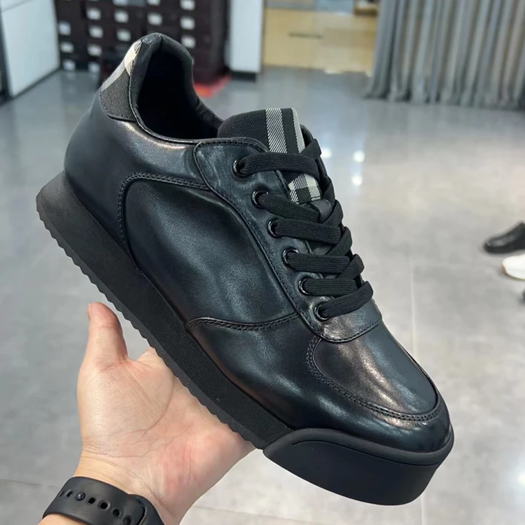 早秋新款高品质休闲百搭潮流男鞋高端男鞋舒适真皮男士高档潮鞋