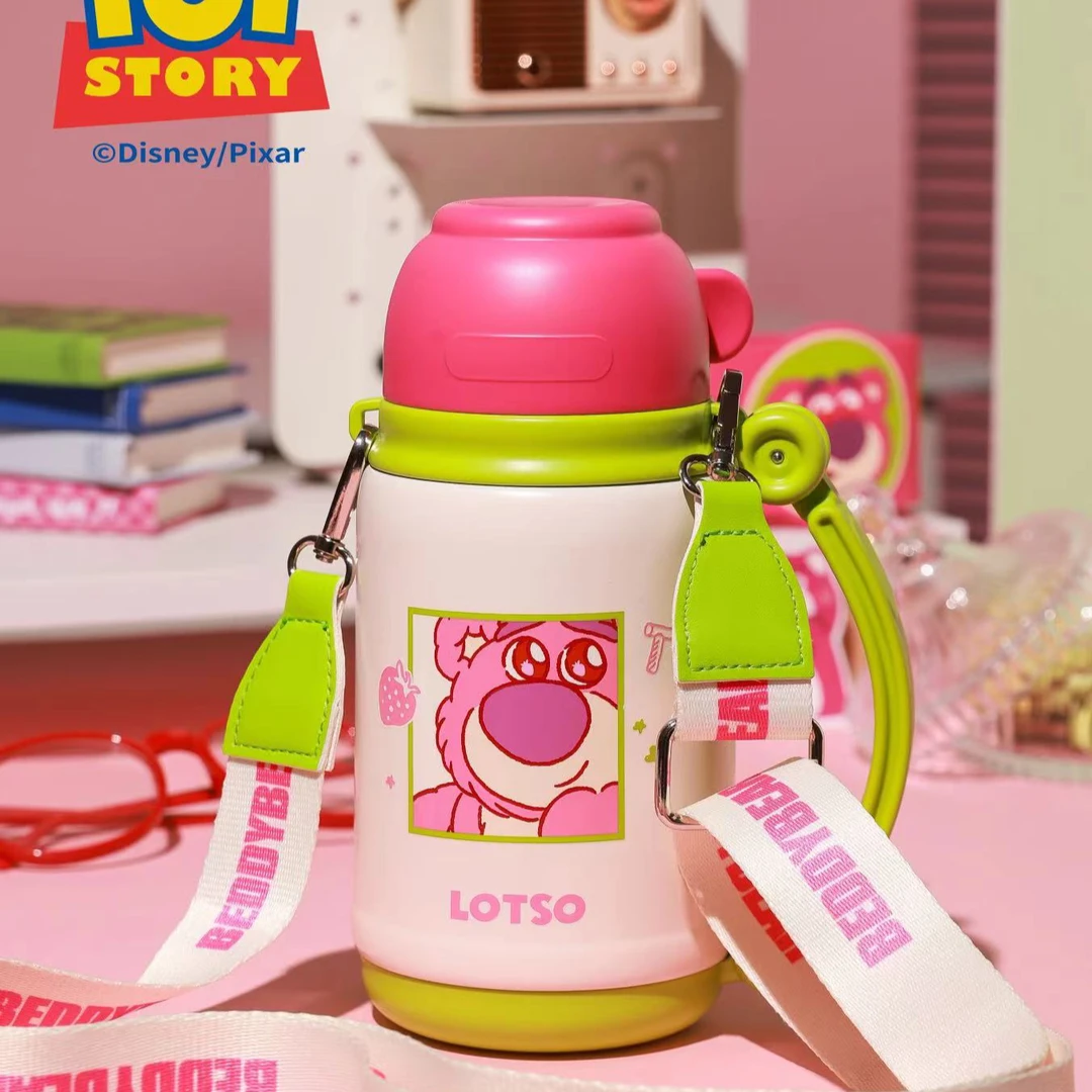 【龙年新品首发】杯具熊650ml灿烂联名儿童双饮保温杯大容量水杯