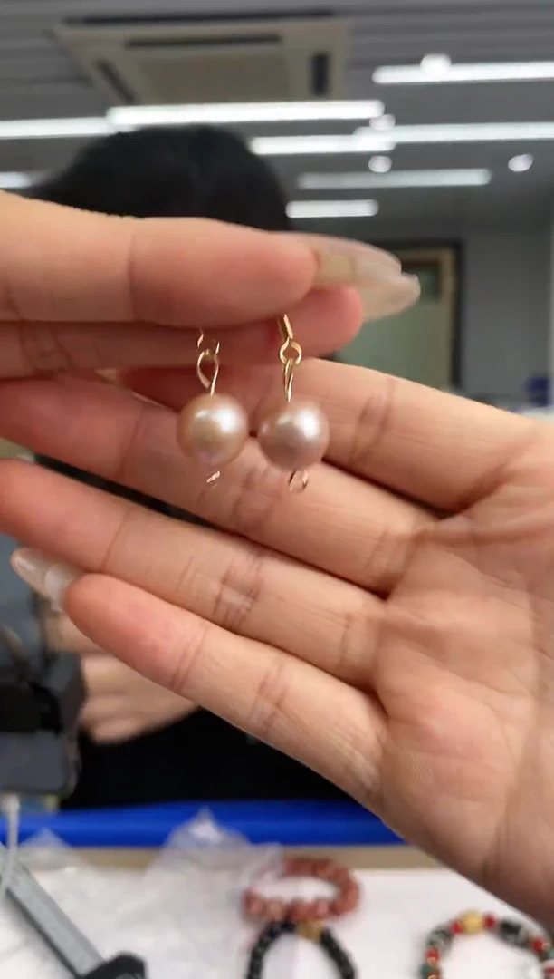 【闪购商品】淡水珍珠耳钩未镶嵌耳钩