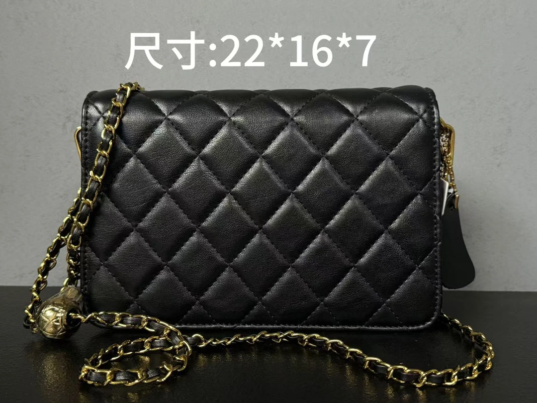 菱格发财包包2024新款时尚单肩包斜挎包7116-6