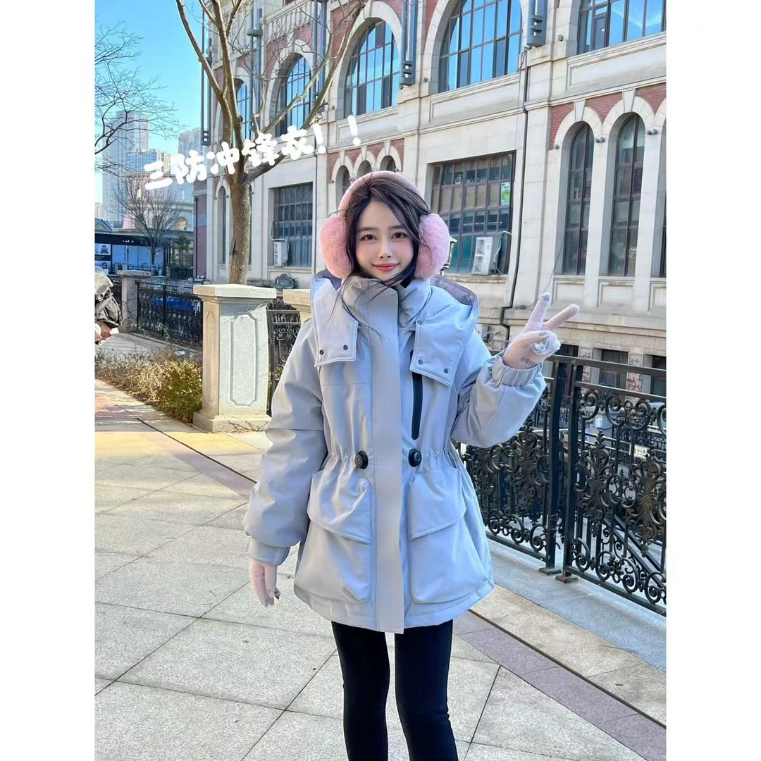 高货羽绒冲锋衣 小允姐姐2024新款时尚高货羽绒冲锋衣