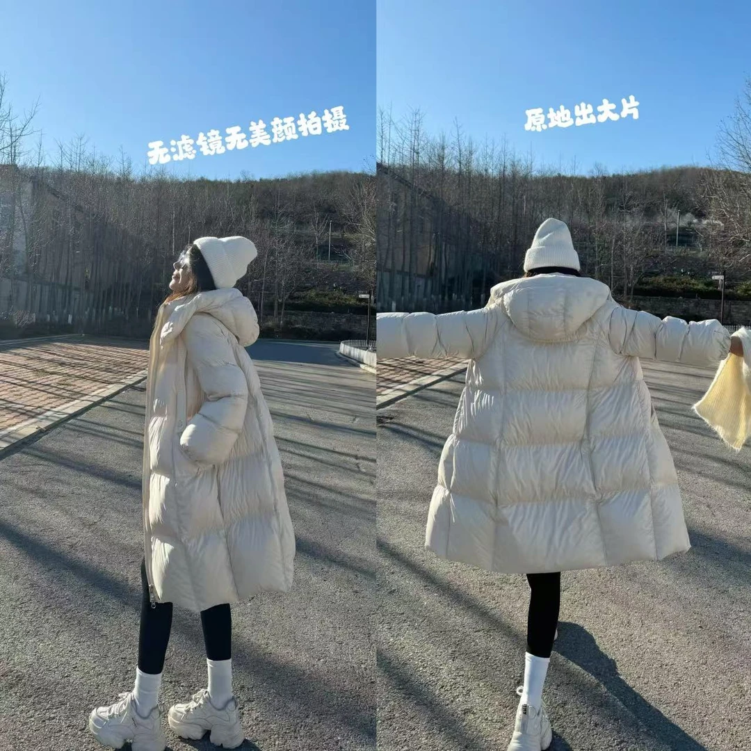 【1124】高定嫦娥仙子 小允姐姐2025新款时尚气质高定长款鹅绒服