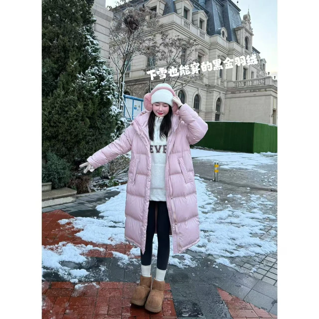 【1124】无胆布黑金羽绒 小允姐姐2025新款时尚气质休闲羽绒服