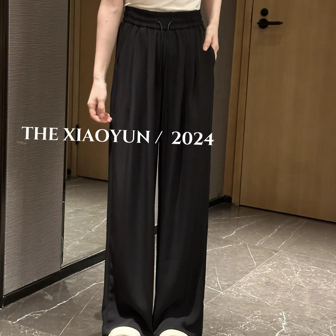 夏日休闲高级感西装裤 小允姐姐2024新款夏日休闲高级感西装裤