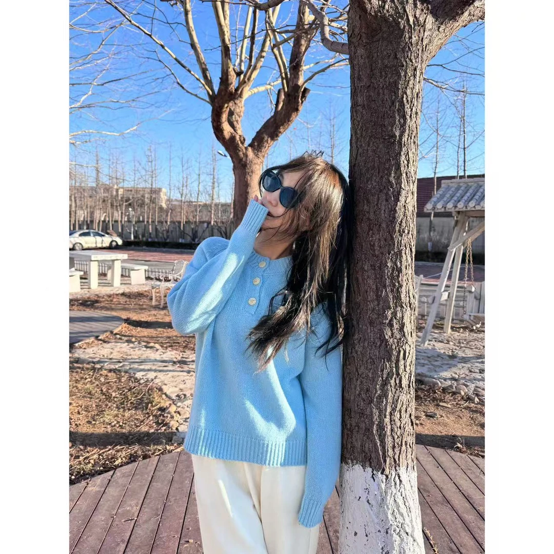 【1124】i高定全羊毛毛衣 小允姐姐2024新款时尚i高定全羊毛毛衣