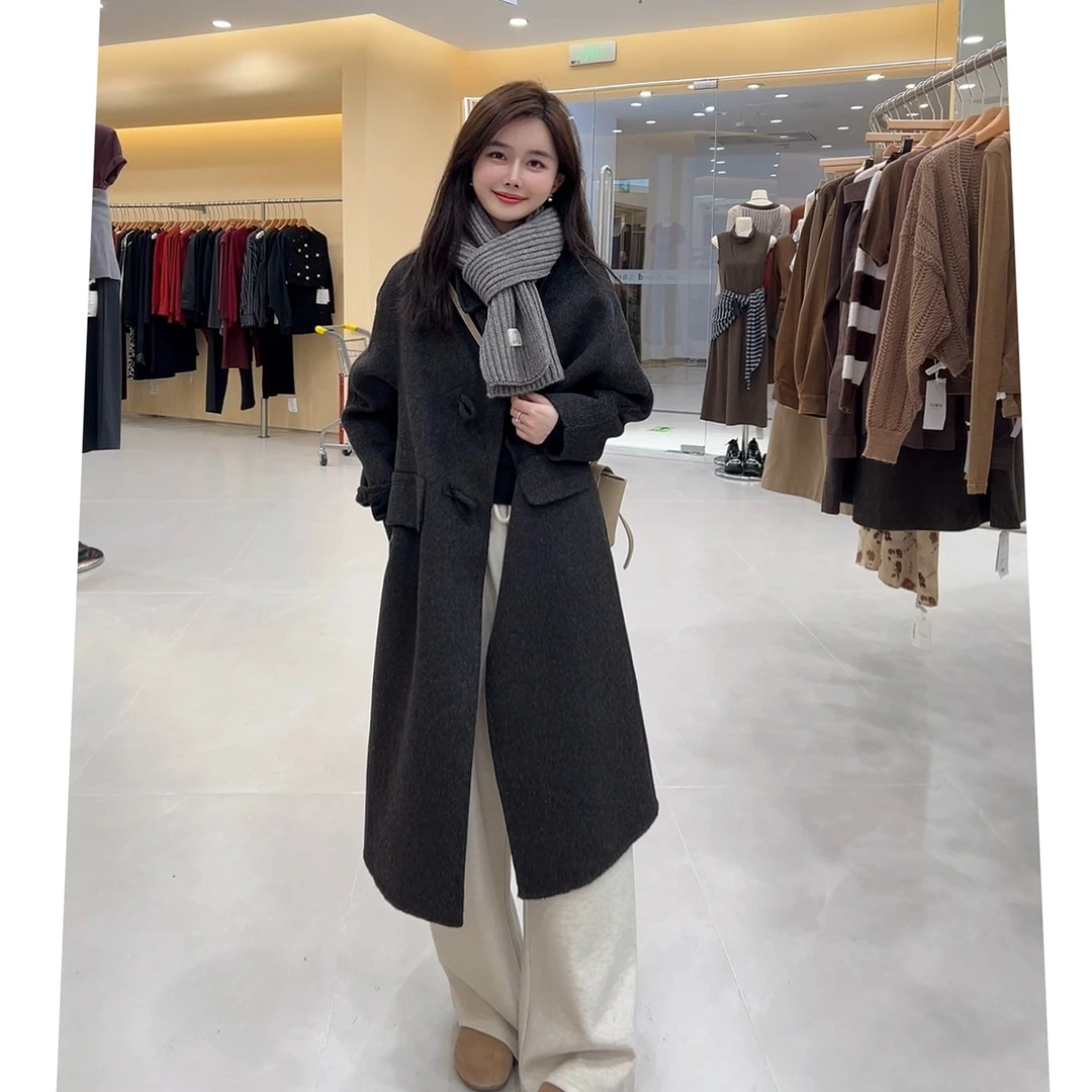 纯纯欲动 小允姐姐2024新款时尚高级感气质高定大衣