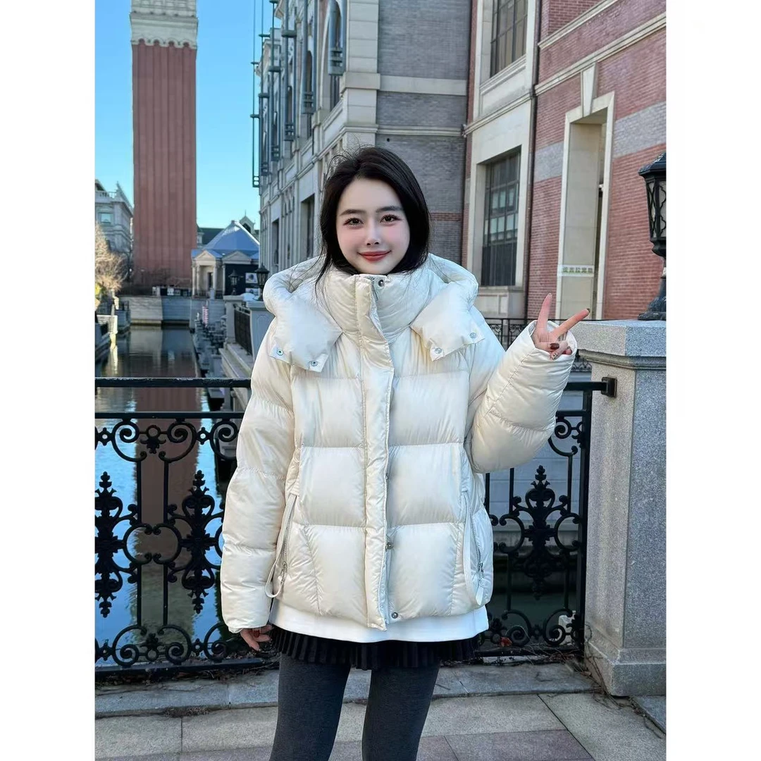 【1124】高定短款鹅绒服 小允姐姐2024新款时尚气质高定短款鹅绒服