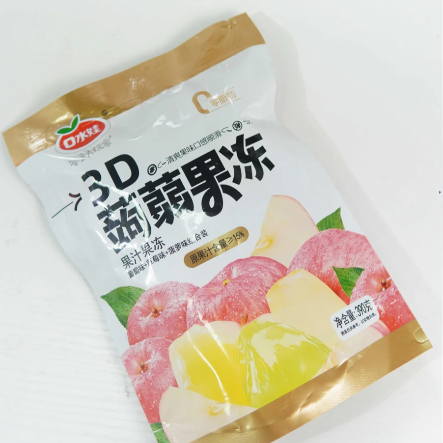 A:口水娃390g3D蒟蒻果冻  方便携带的美味
