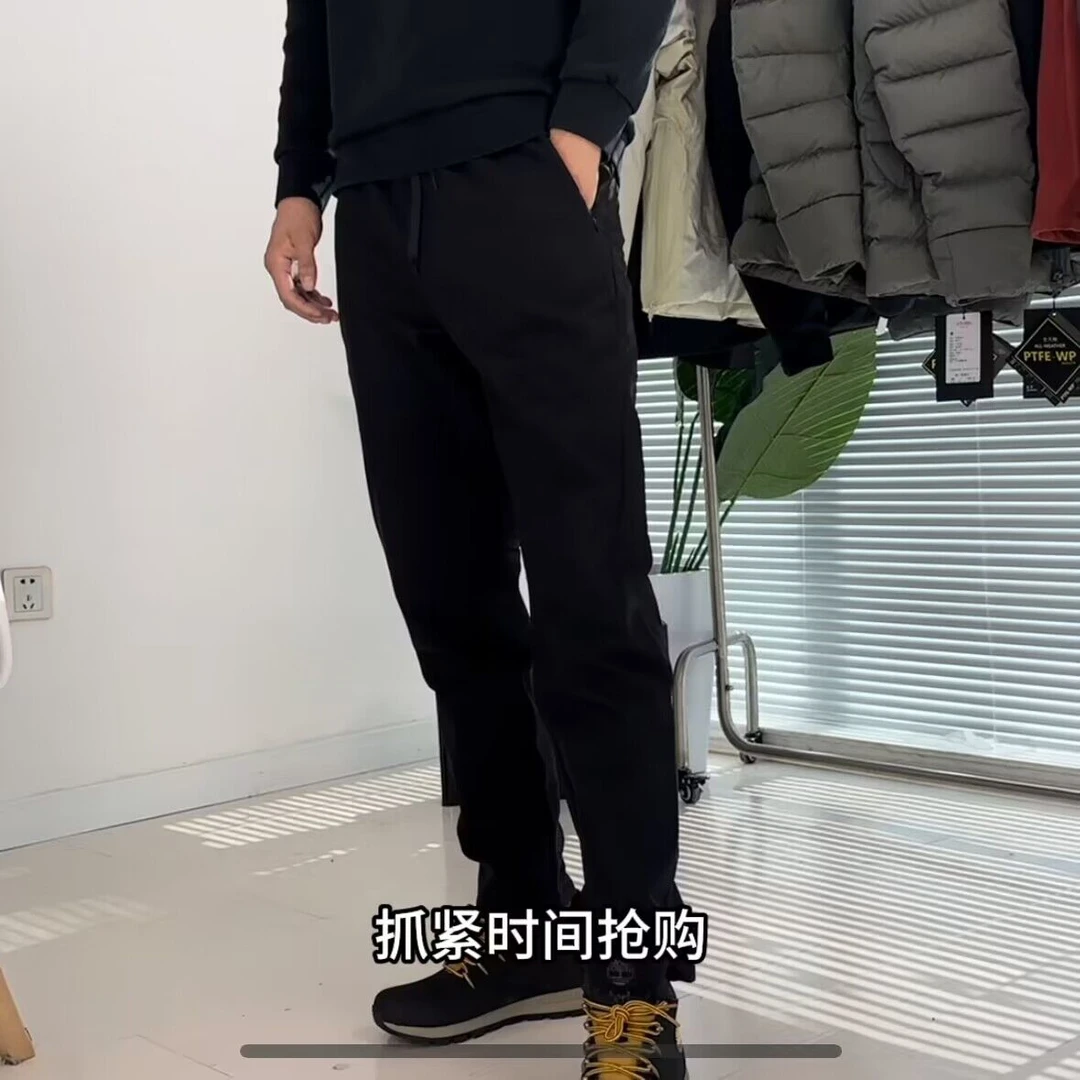火柴 男士软壳加绒裤