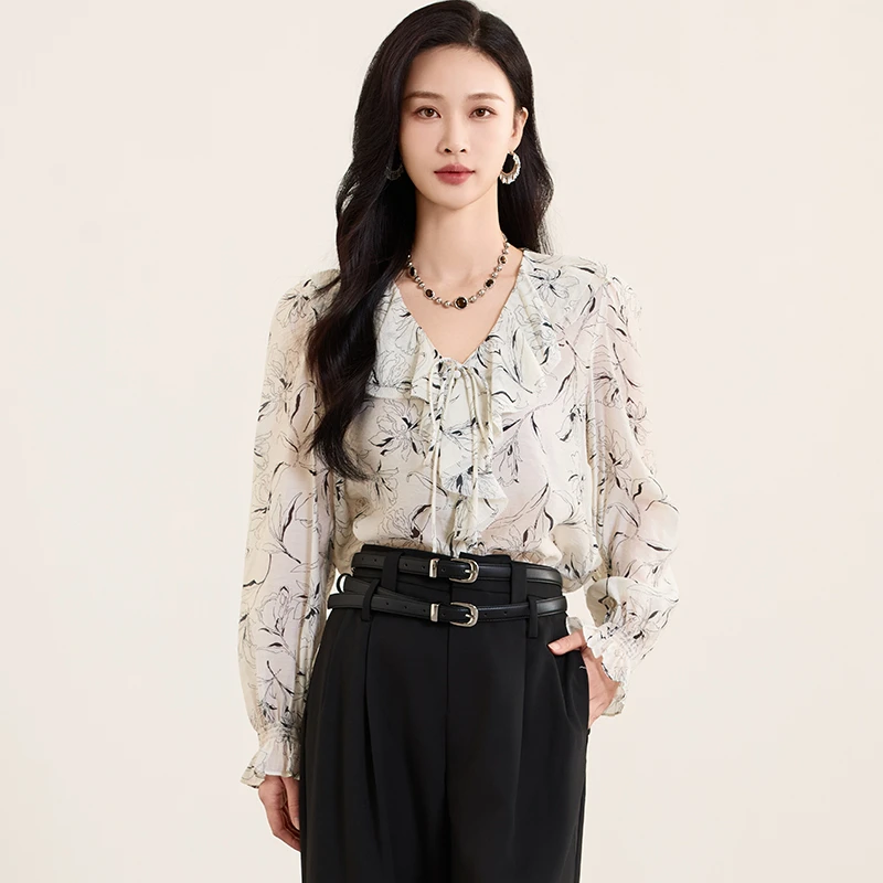 佳人苑衬衫女春季新款J412030