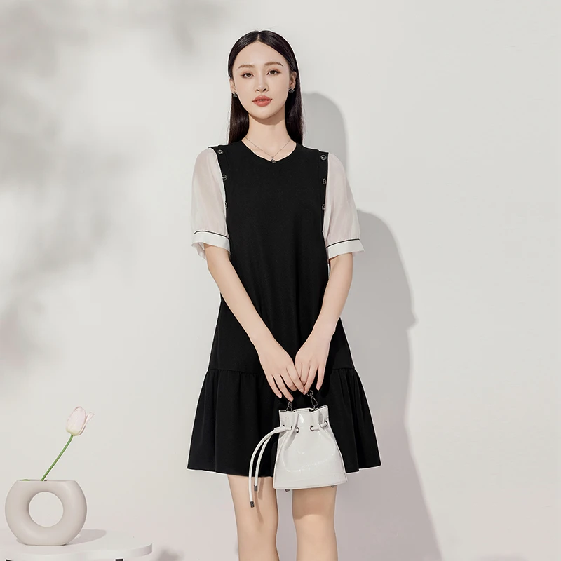 【籽言专属】佳人苑连衣裙女2024年夏季新款J329011