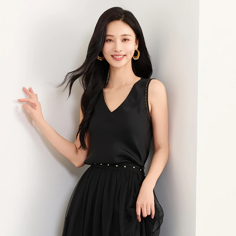 【柠檬专属】佳人苑背心女春季新款J411001