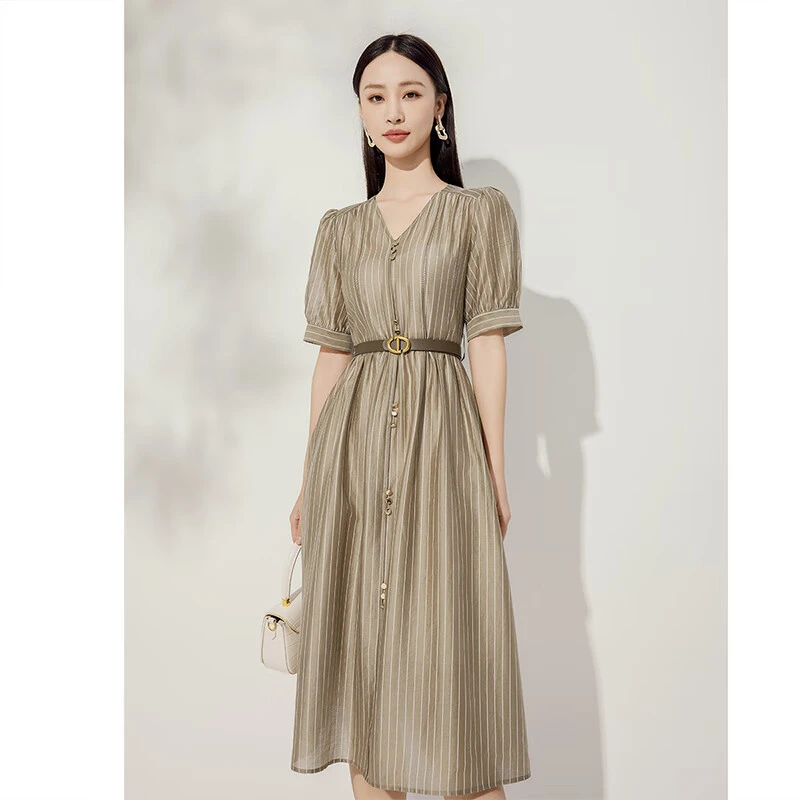 【柠檬专属】佳人苑连衣裙女夏季新款J329005