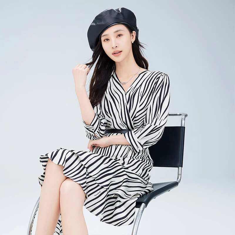 【达人专属】佳人苑连衣裙女新款J339008