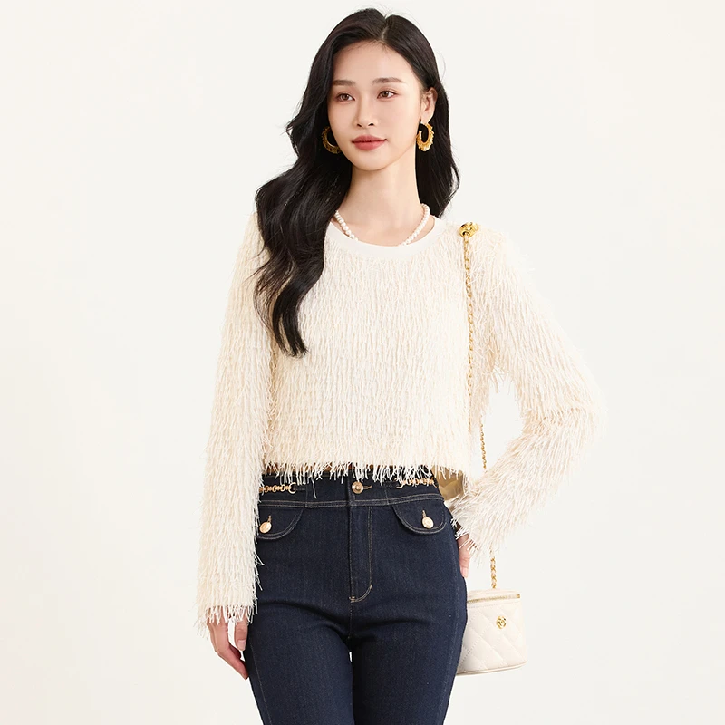 【籽言专属】佳人苑小衫女春季新款J412009