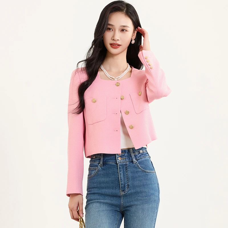 佳人苑外套女春季新款J413035