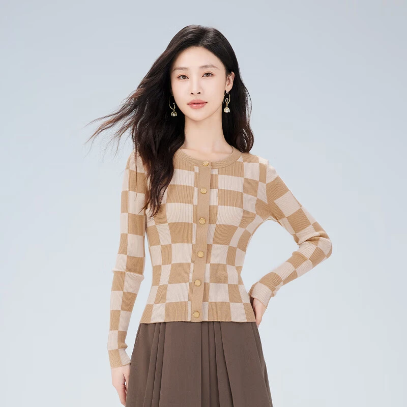 【达人专属】佳人苑毛针织衫女2024年秋季新款J335065