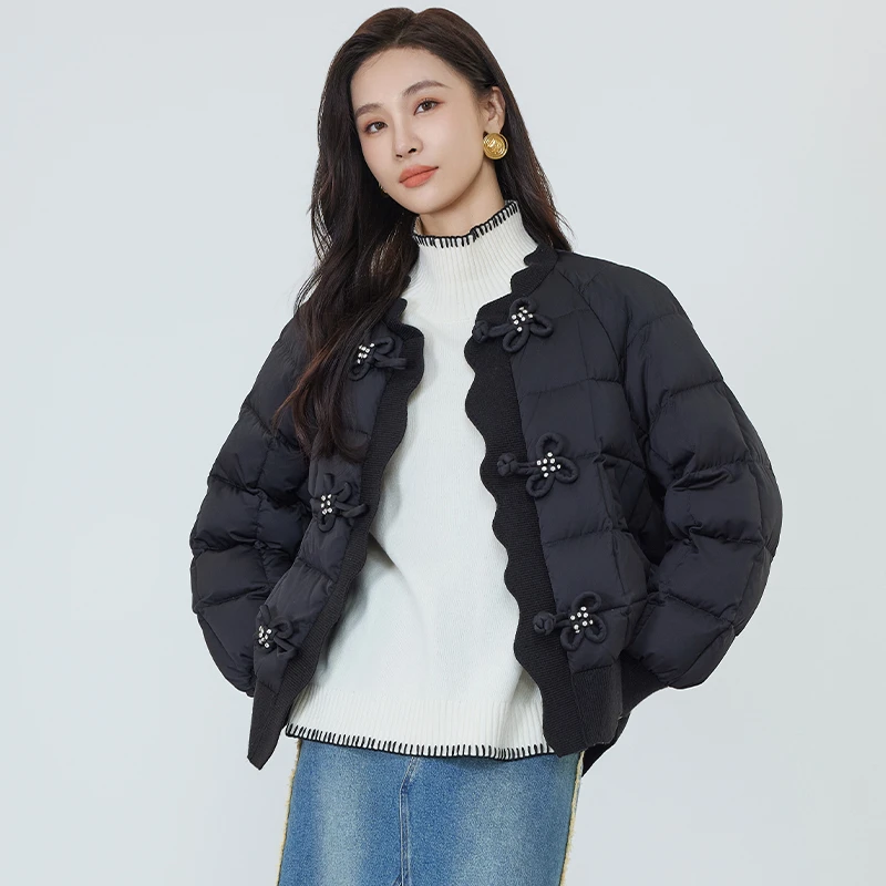 佳人苑羽绒服冬季新款J340002